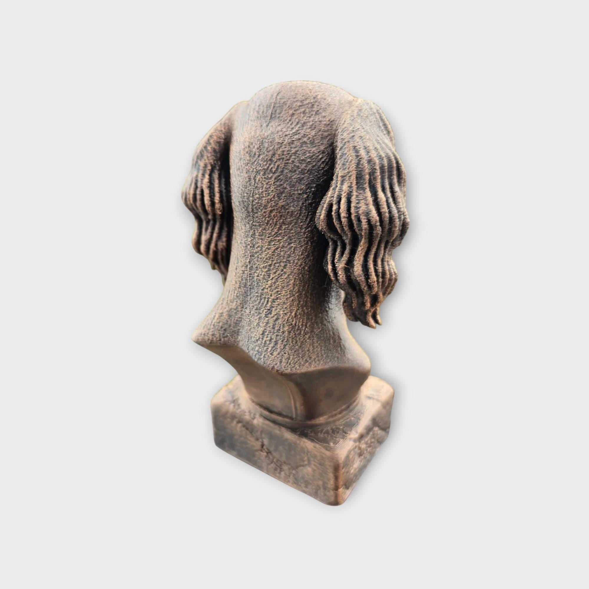 Bust of a Saluki statue - home decor dog lover gift him her handpainted ornament