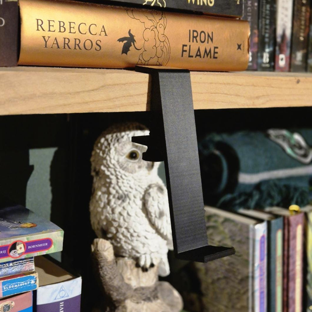 Invisible Book display Holder A must have for book lovers - Bookshelf decor for special books gift