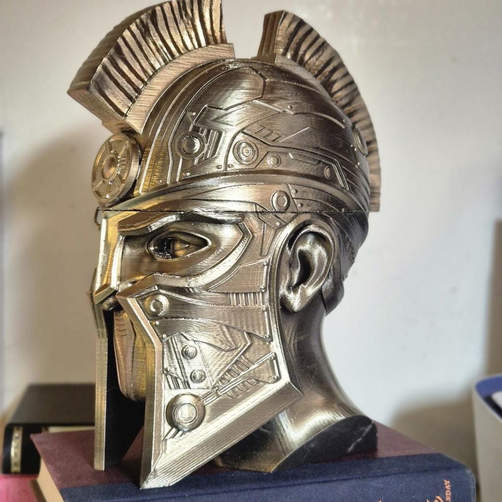 Spartan Warrior Headphone Stand - gift decor