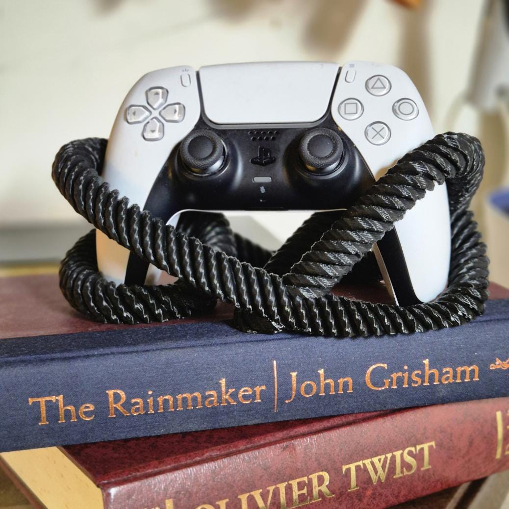 Universal 3D Controller Stand - width Rope Design for PlayStation gift for him idea