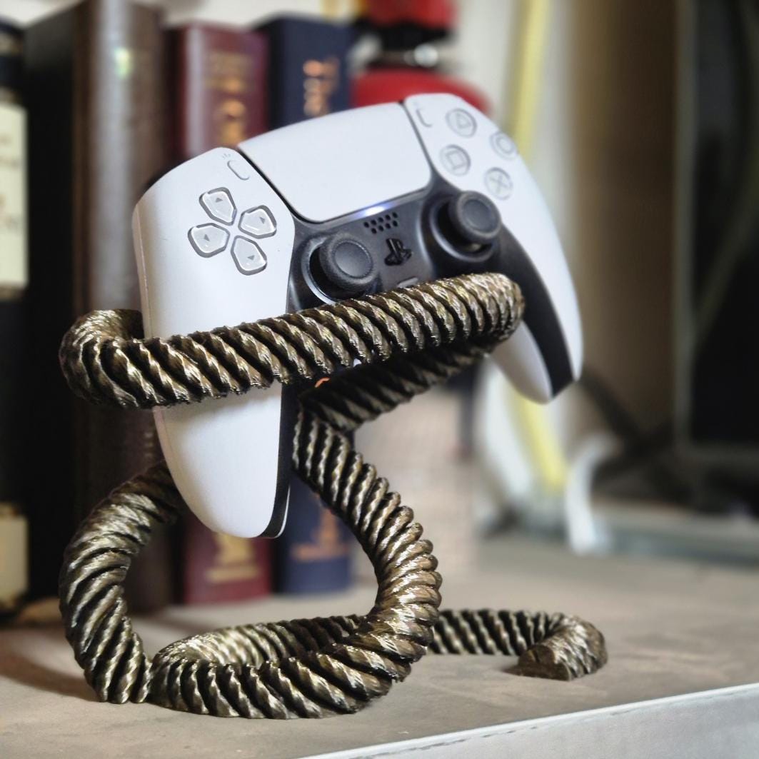 Universal 3D Controller Stand - Rope Design for PlayStation gift for him idea