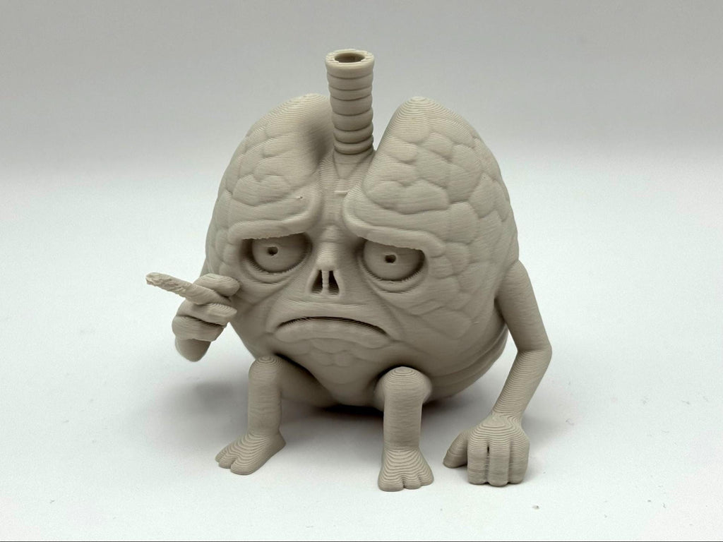 Quit Smoking Gift – Lung Figurine Stop Buddy | Stoptober Motivation Mascot | 3D Printed Anti Smoking Support & Desk Decor