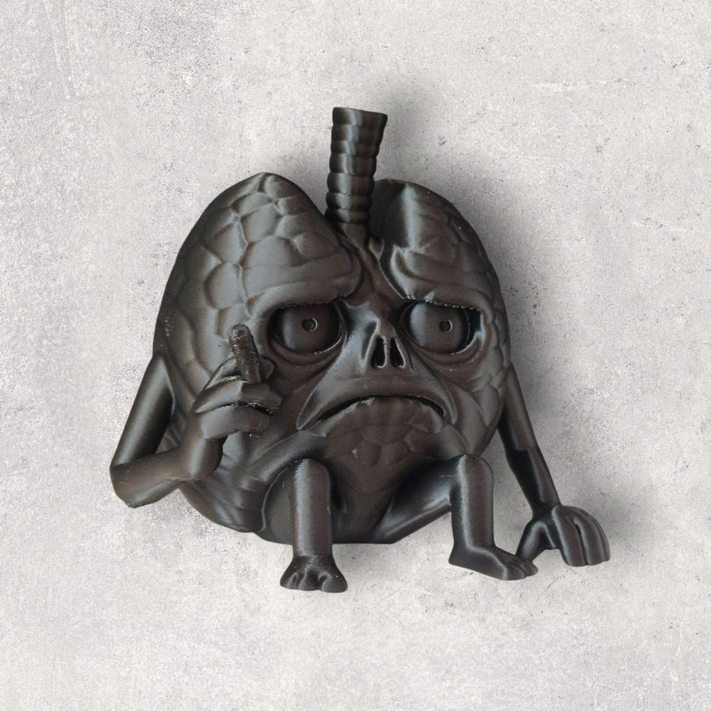 Quit Smoking Gift – Lung Figurine Stop Buddy | Stoptober Motivation Mascot | 3D Printed Anti Smoking Support & Desk Decor