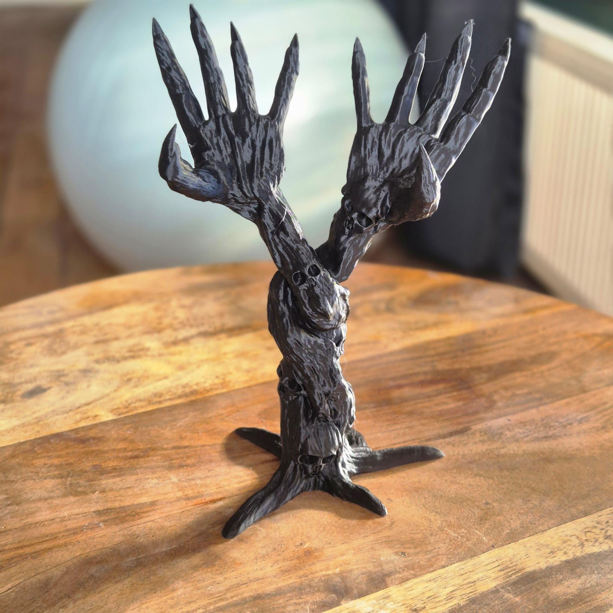 Book holder Death grip - horror fantasy bookshelf decor gift for him gift for her