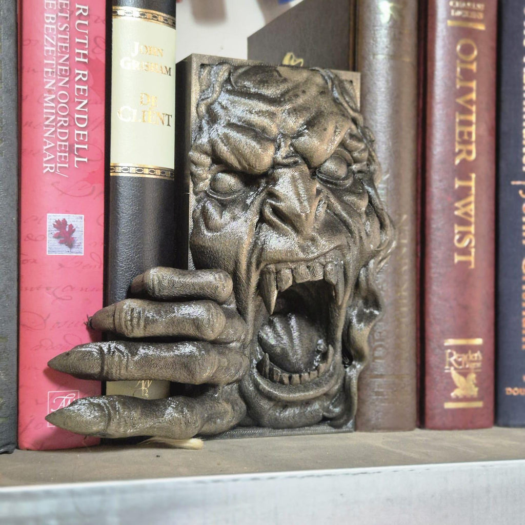Unique Vampire Book Nook - 3D Printed bookshelf decor Vampire