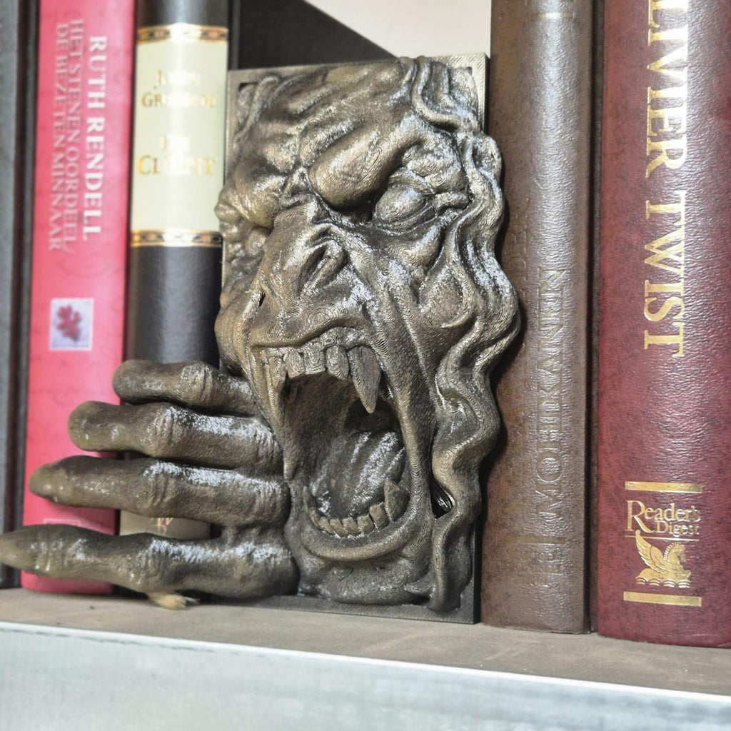 Unique Vampire Book Nook - 3D Printed bookshelf decor Vampire