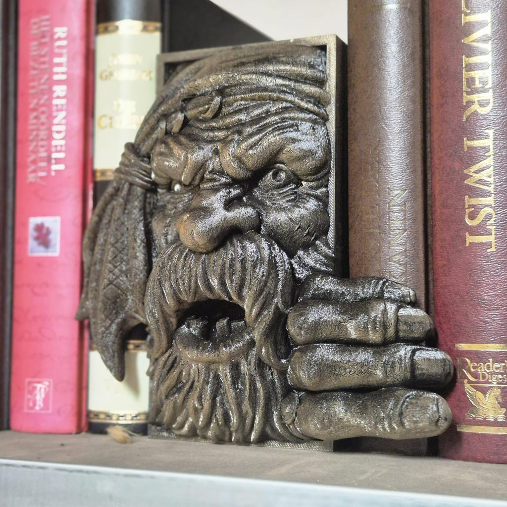 Unique Pirate Book Nook - 3D Printed bookshelf decor pirates