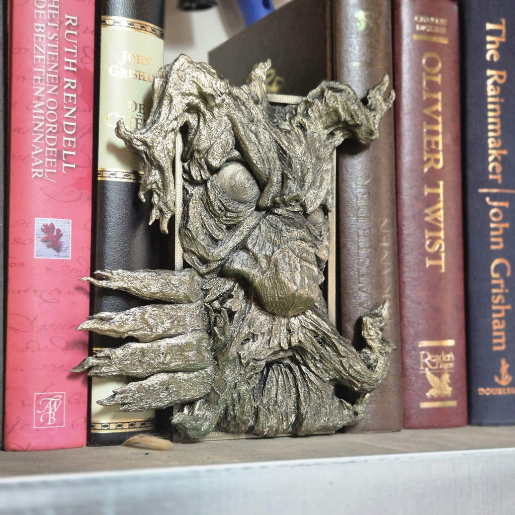 Unique Tree Book Nook - 3D Printed bookshelf decor nature