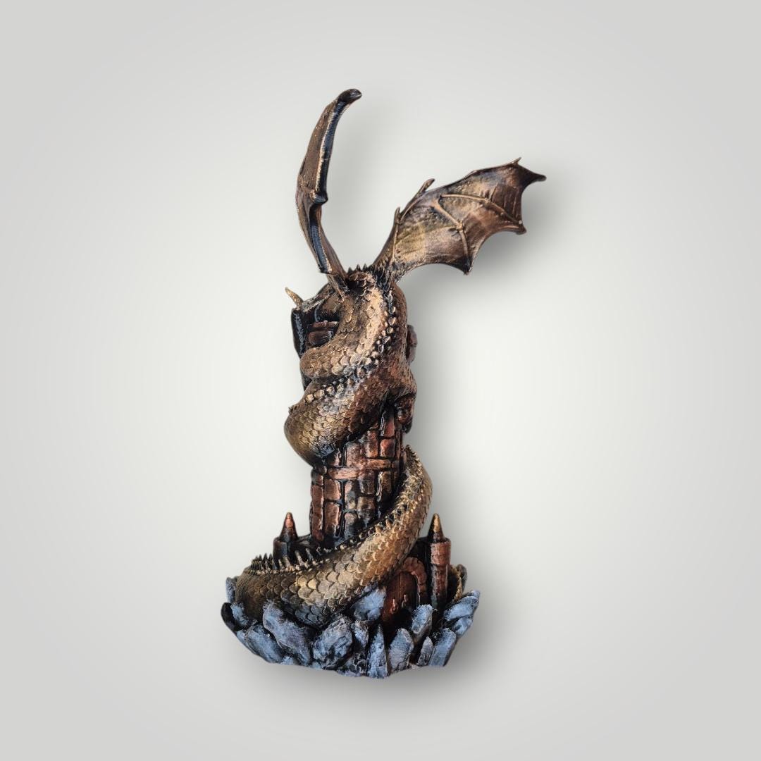Dragon no.2 Dice Tower - Dungeons & Dragons Accessory DnD game