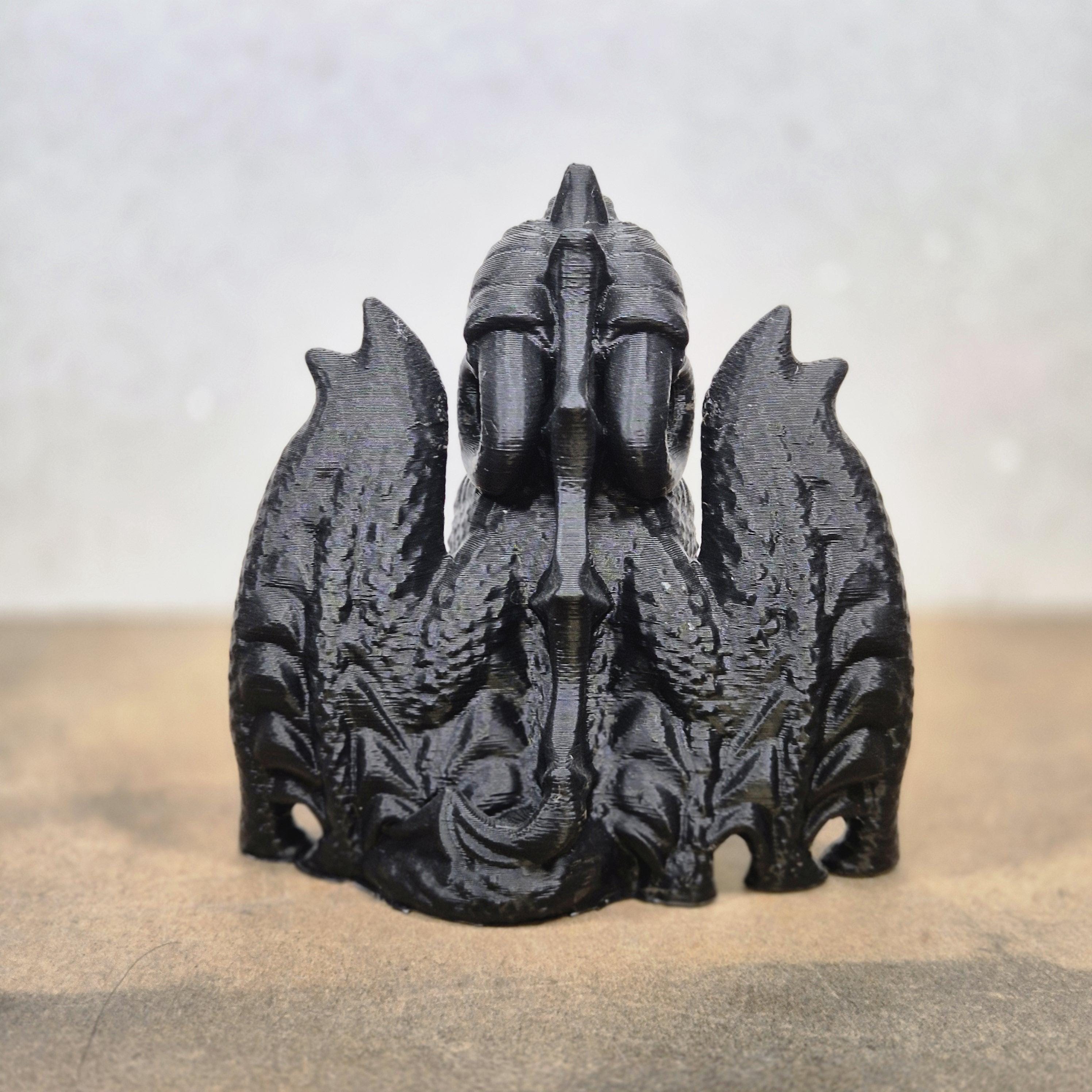 Handcrafted Dragon Dice Holder - Unique Fantasy Decor