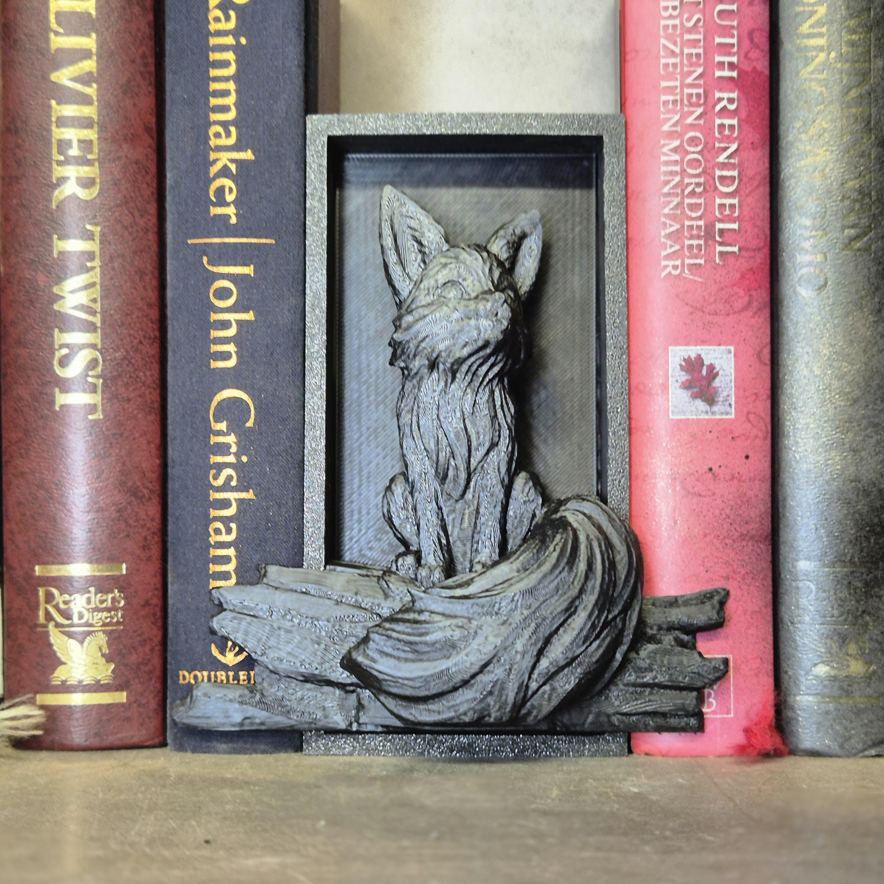 Magical Reading Nook Brown fox Sculpture - Fairy Tale Decor
