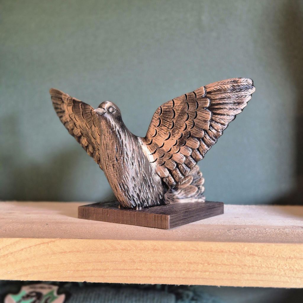 Bird Book Holder – Decorative Winged Book Stand | Rustic Animal Bookshelf Decor | Unique Gift for Readers