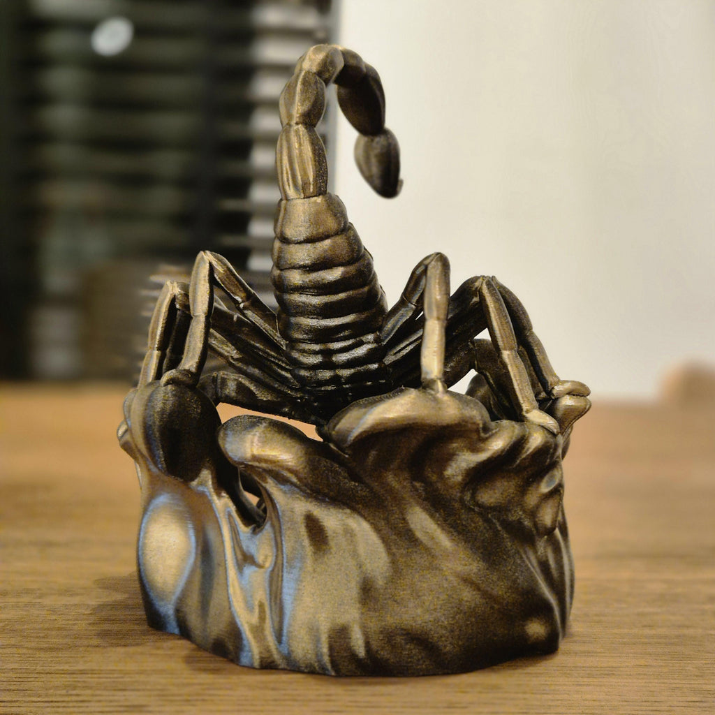 Elegant scorpio zodiac Figurine - Handcrafted Astrology Art - birthday milestone gift