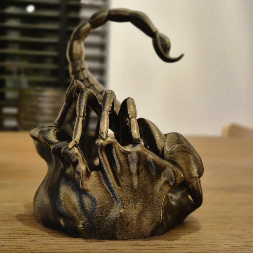 Elegant scorpio zodiac Figurine - Handcrafted Astrology Art - birthday milestone gift