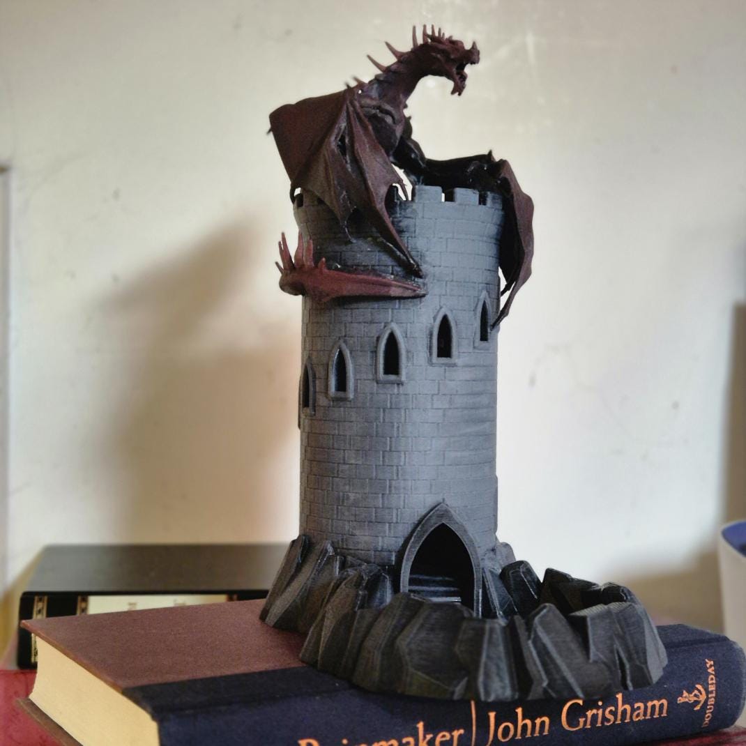 Dragon Dice Tower - Dungeons & Dragons Accessory DnD game
