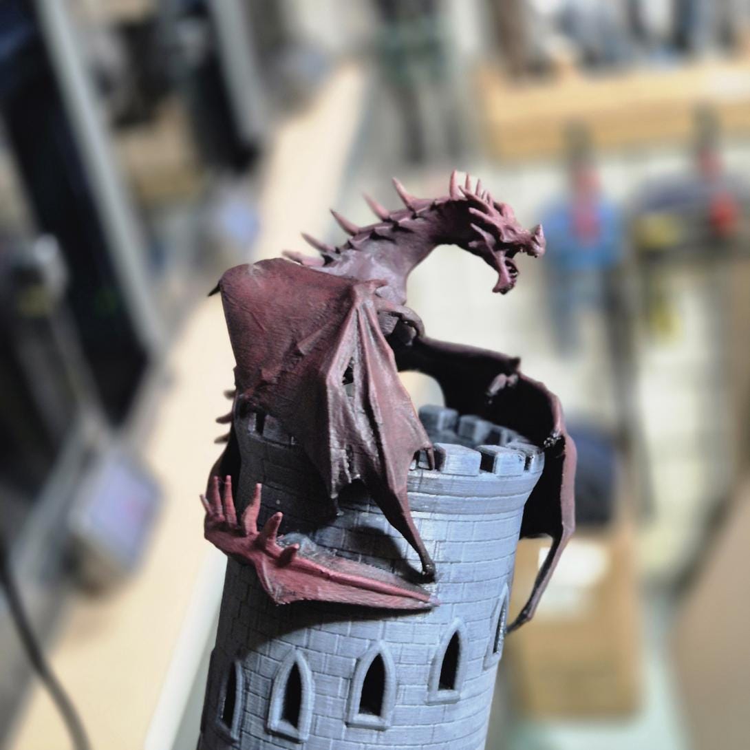 Dragon Dice Tower - Dungeons & Dragons Accessory DnD game