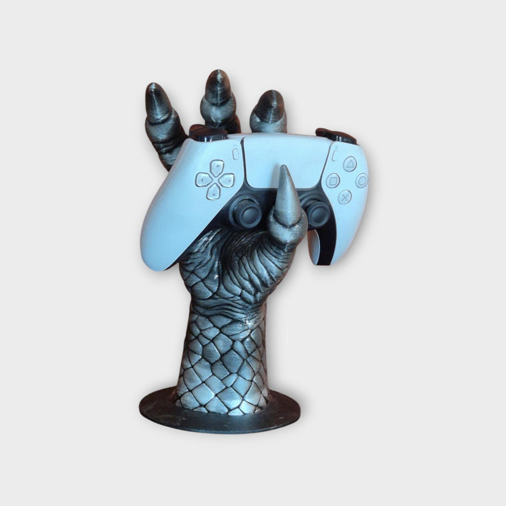 Dragon Claw Controller Stand – Fantasy Gaming Accessory for PS5, Xbox & PC – Unique Gamer Gift, Geek Desk Decor