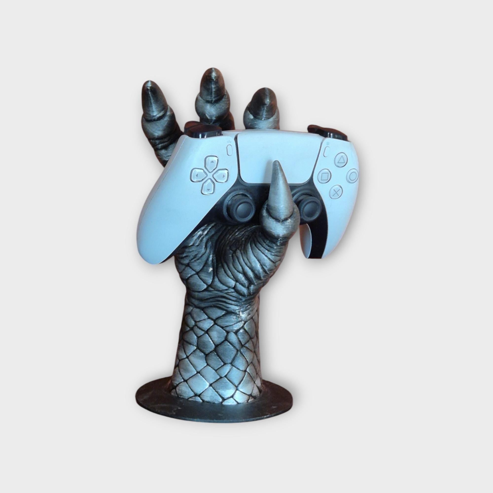 Dragon Claw Controller Stand – Fantasy Gaming Accessory for PS5, Xbox & PC – Unique Gamer Gift, Geek Desk Decor
