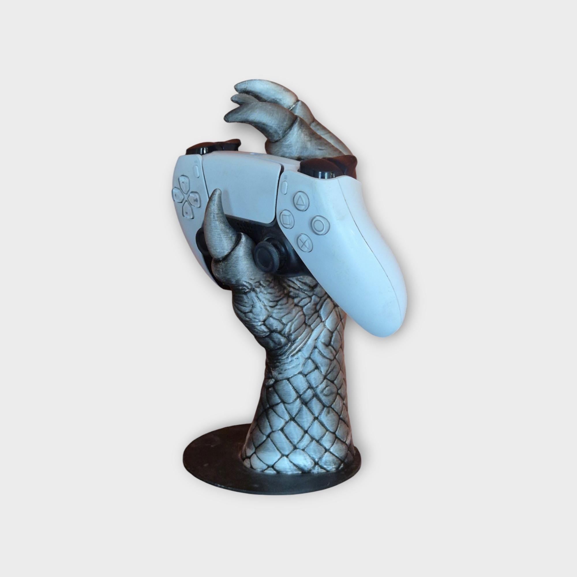 Dragon Claw Controller Stand – Fantasy Gaming Accessory for PS5, Xbox & PC – Unique Gamer Gift, Geek Desk Decor