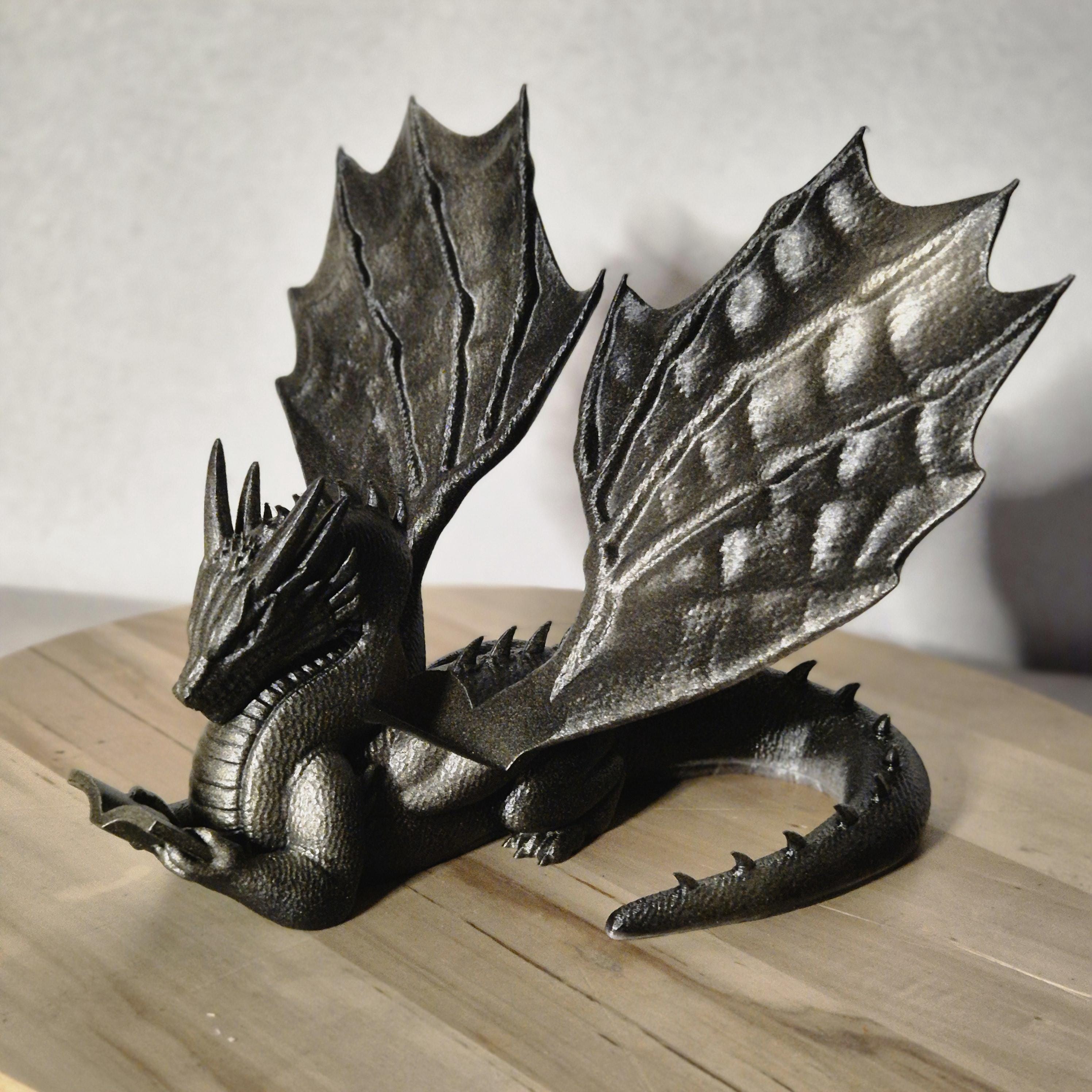 Tablet / Book holder dragon - fantasy bookshelf decor onyxstorm forthwing lover gift