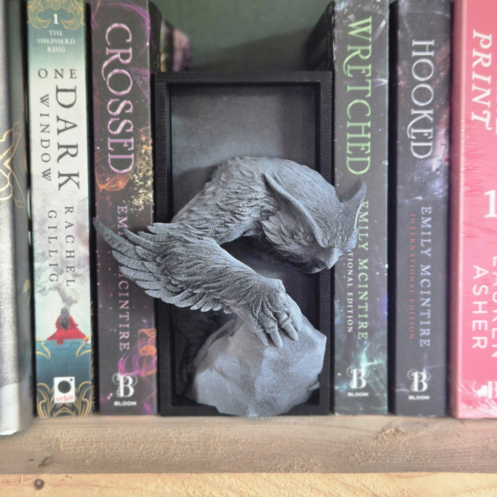 Owlbear Book Nook - 3D Printed Lovecraftian Decor