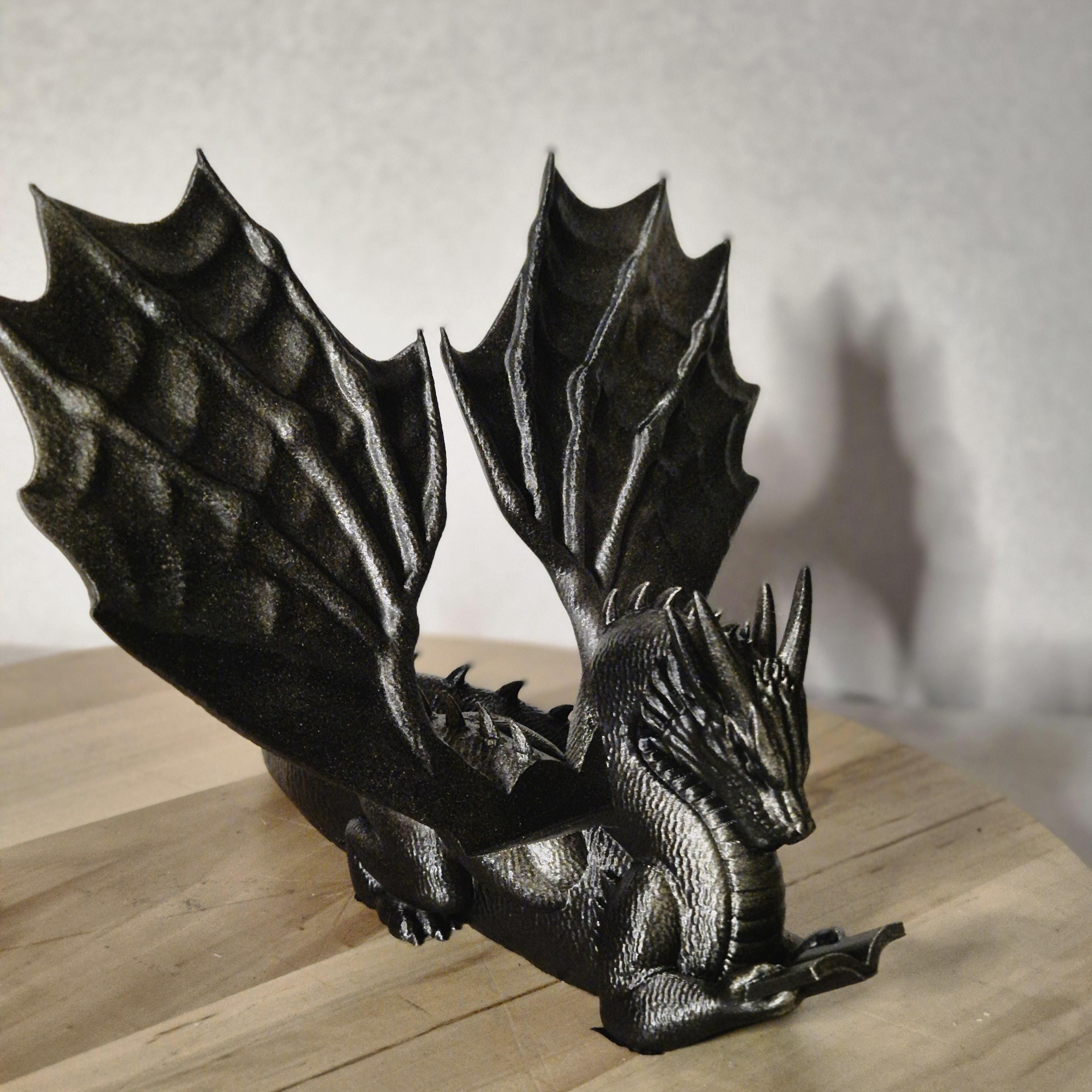 Tablet / Book holder dragon - fantasy bookshelf decor onyxstorm forthwing lover gift