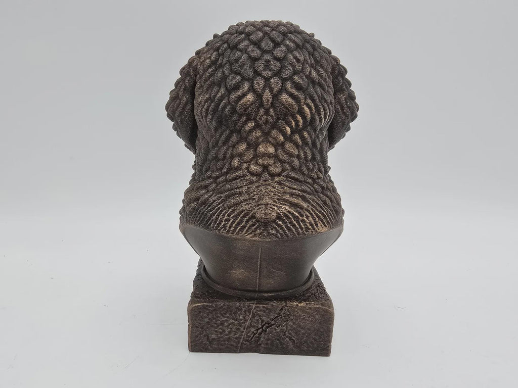 Büste einer spanischen Wasserbüste, Hundestatue – Wohndeko, Hundeliebhaber, Geschenk für ihn oder sie, handbemalt