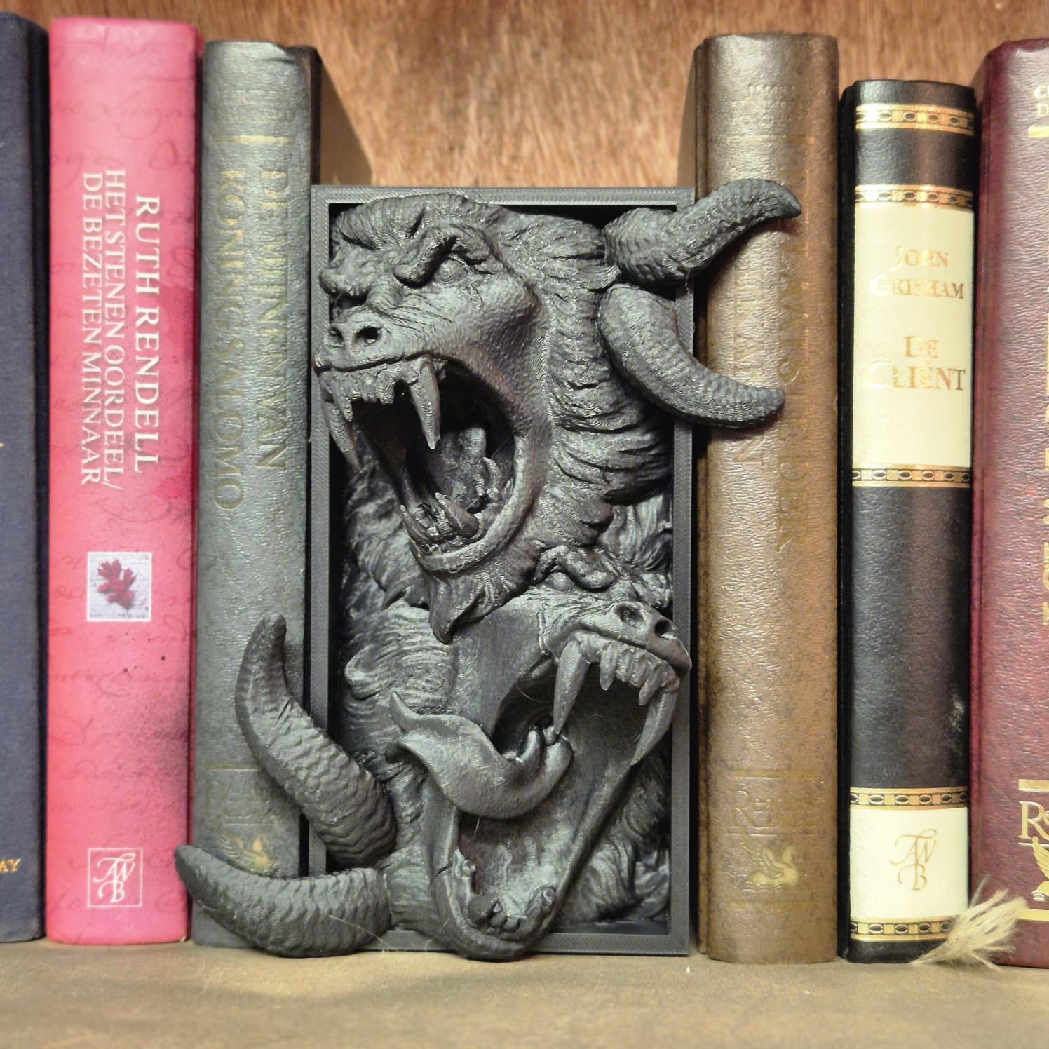 Infernal Abyss - Demon Book Nook Insert bookshelf decor