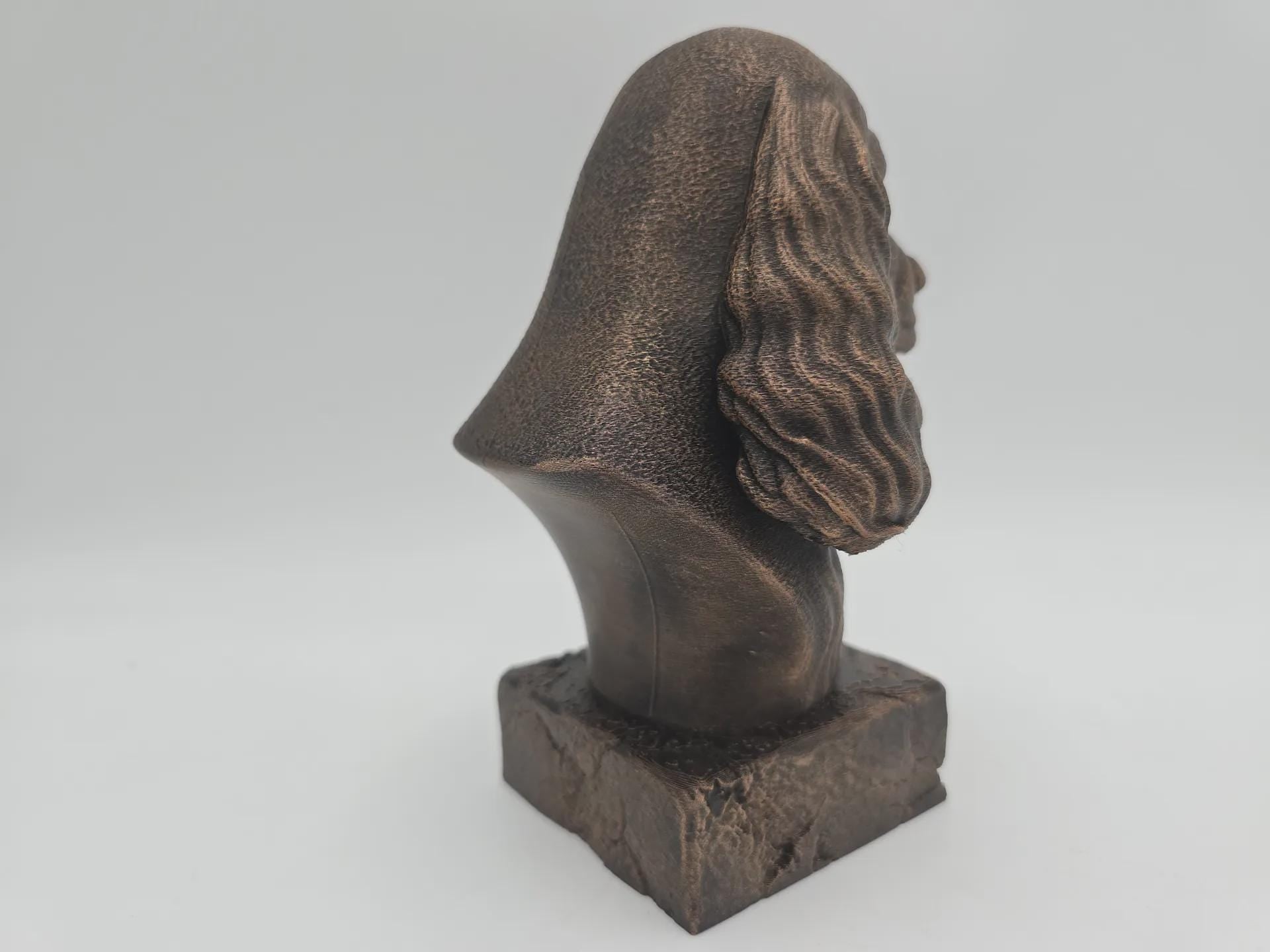 Bust of a cocker spaniel dog statue - home decor dog lover handpainted ornament
