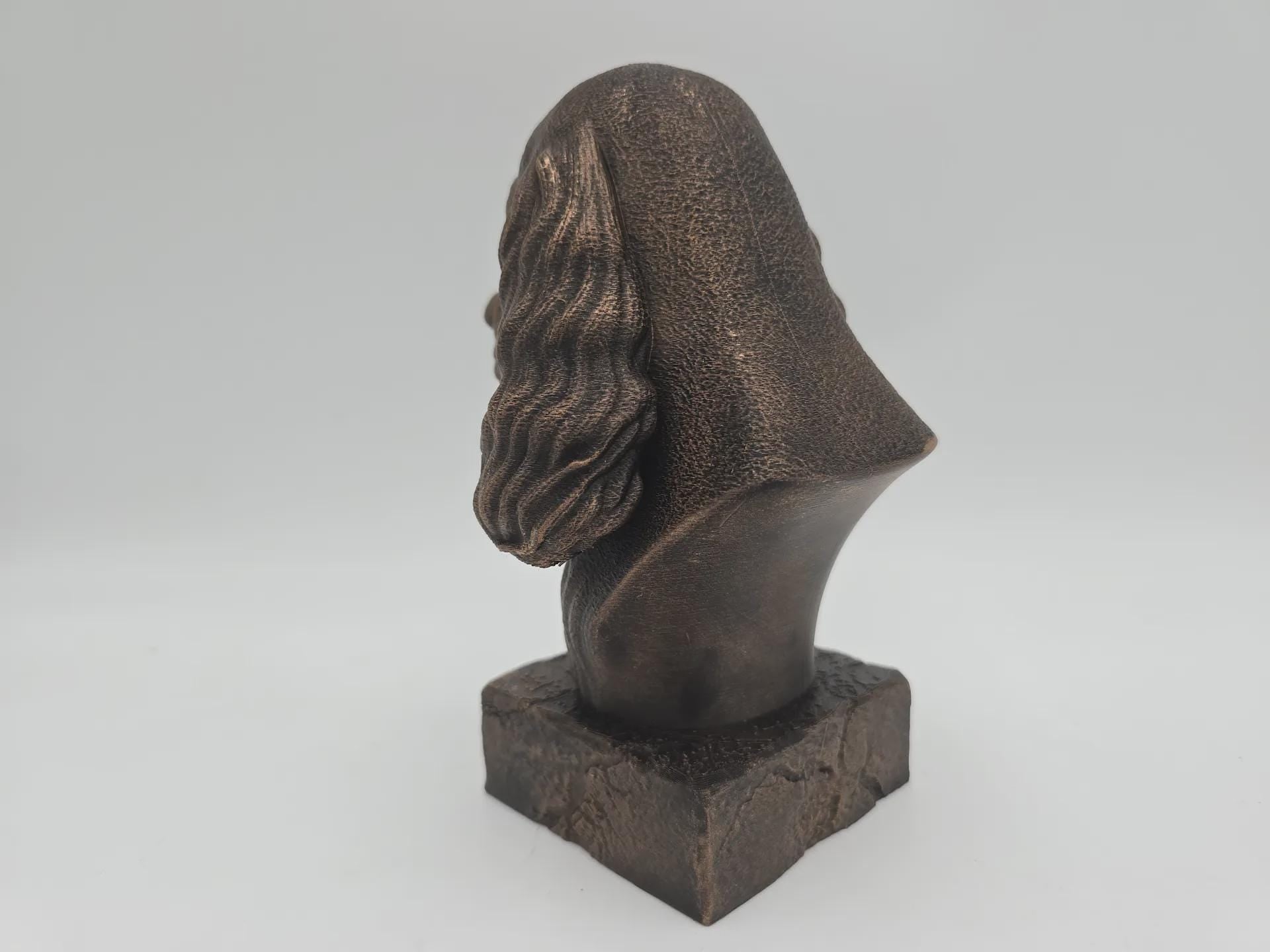 Bust of a cocker spaniel dog statue - home decor dog lover handpainted ornament