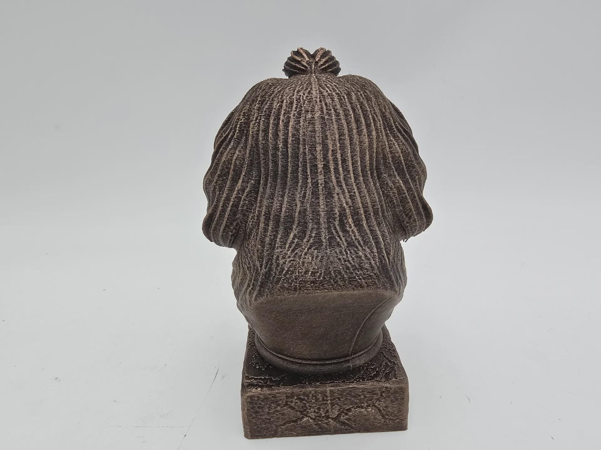 Bust of a maltese bust dog statue - home decor dog lover handpainted ornament