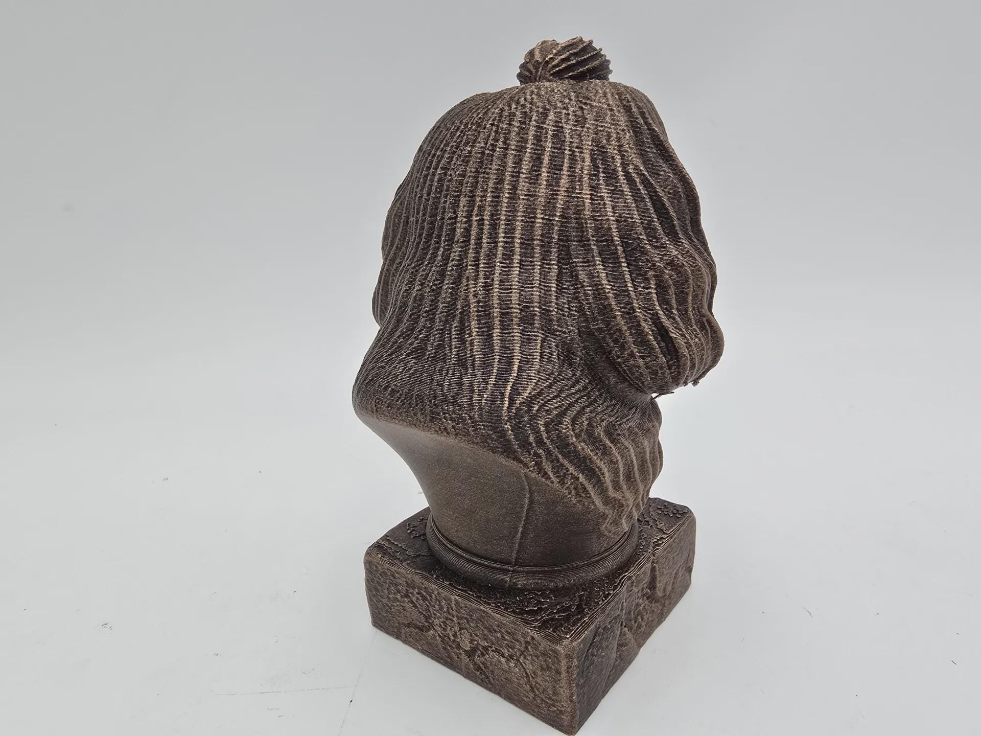 Bust of a maltese bust dog statue - home decor dog lover handpainted ornament