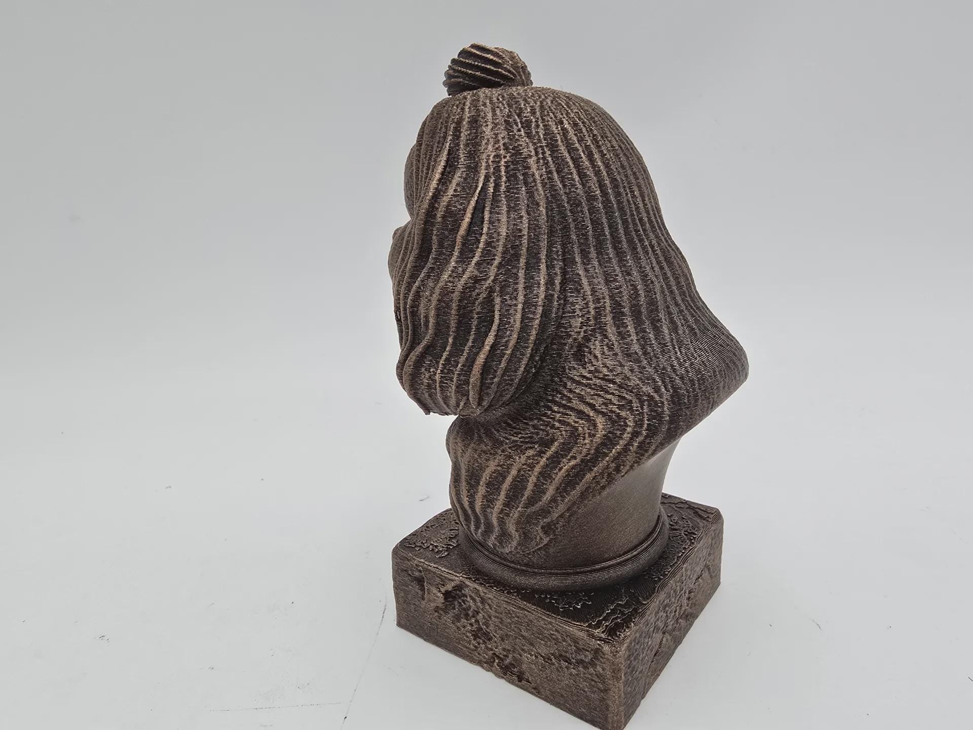 Bust of a maltese bust dog statue - home decor dog lover handpainted ornament