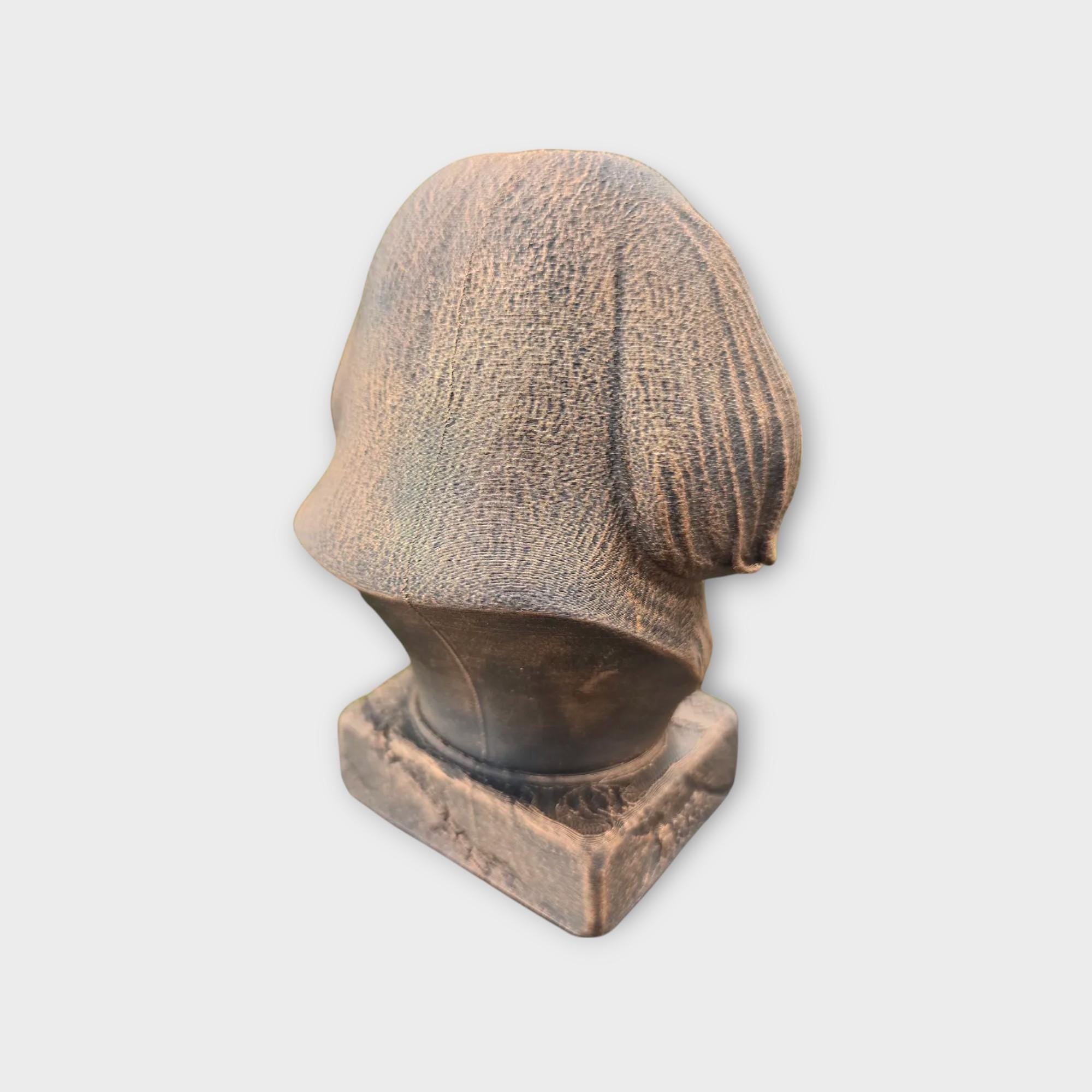 Bust of a Shih Tzu dog statue - home decor dog lover handpainted ornament