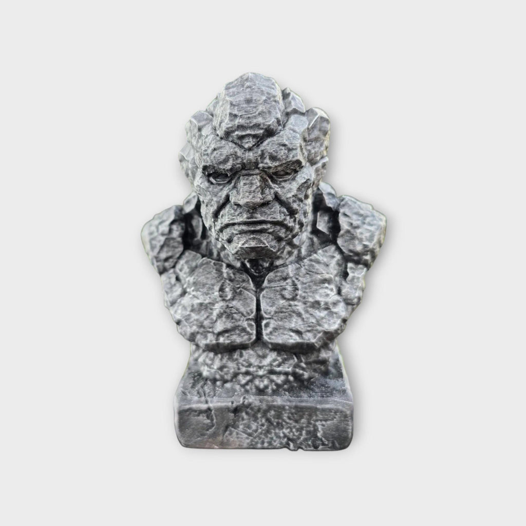 Bust of a Stone golum statue - handpainted home decor mythical lover gift him her ornament