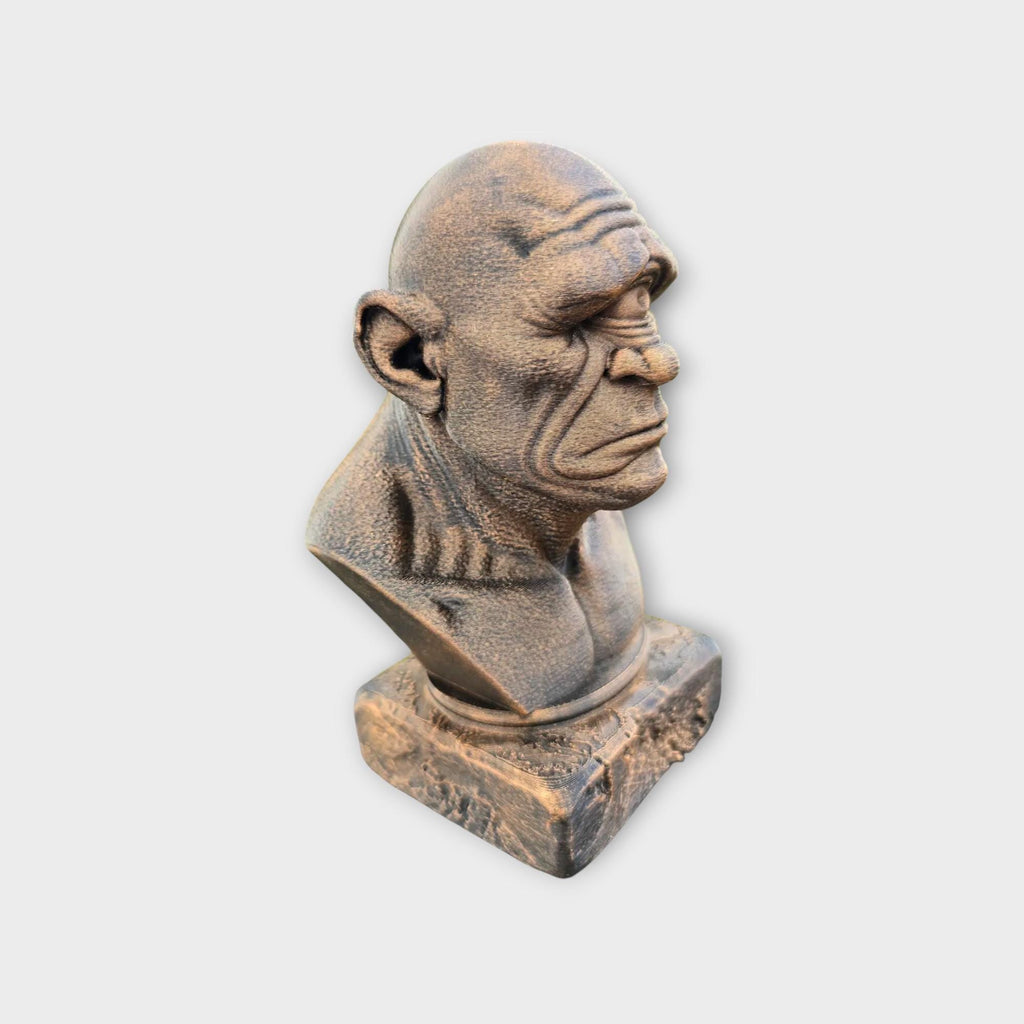 Bust of a Cyclops statue - handpainted home decor mythical lover gift him her ornament