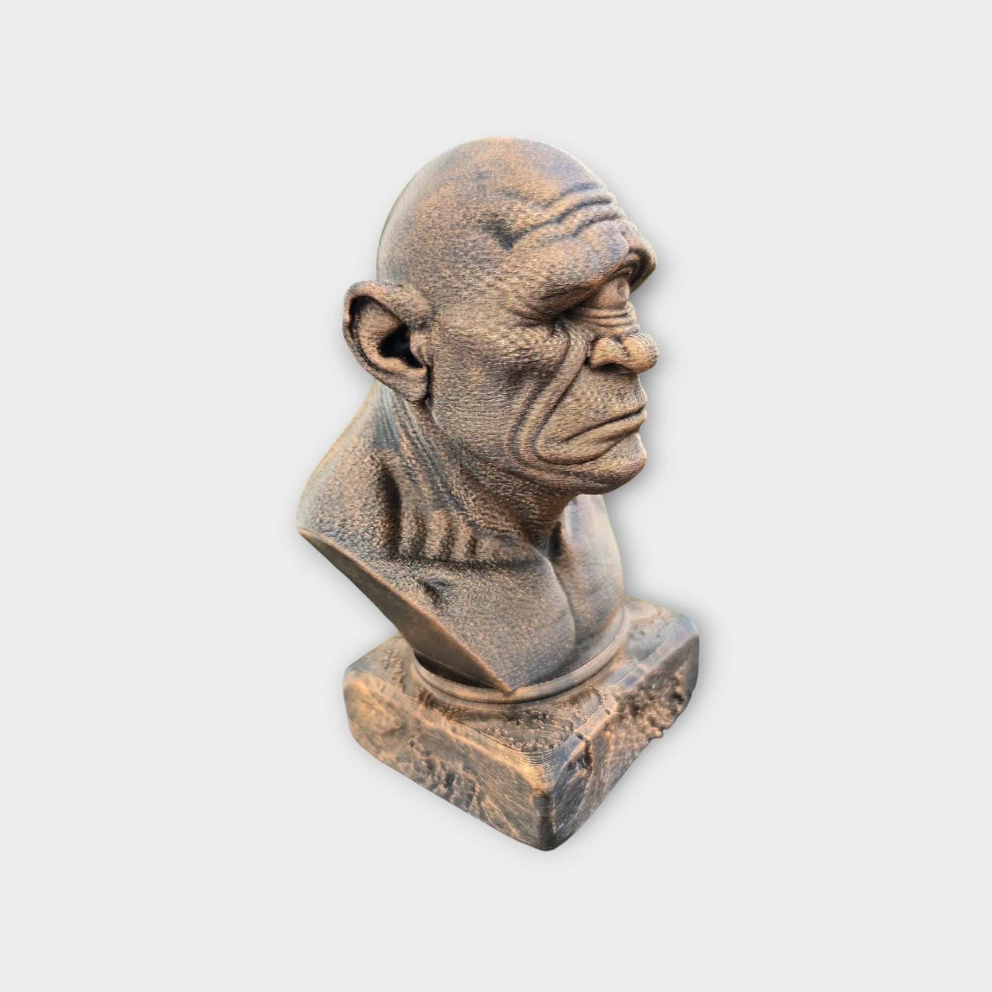 Bust of a Cyclops statue - handpainted home decor mythical lover gift him her ornament