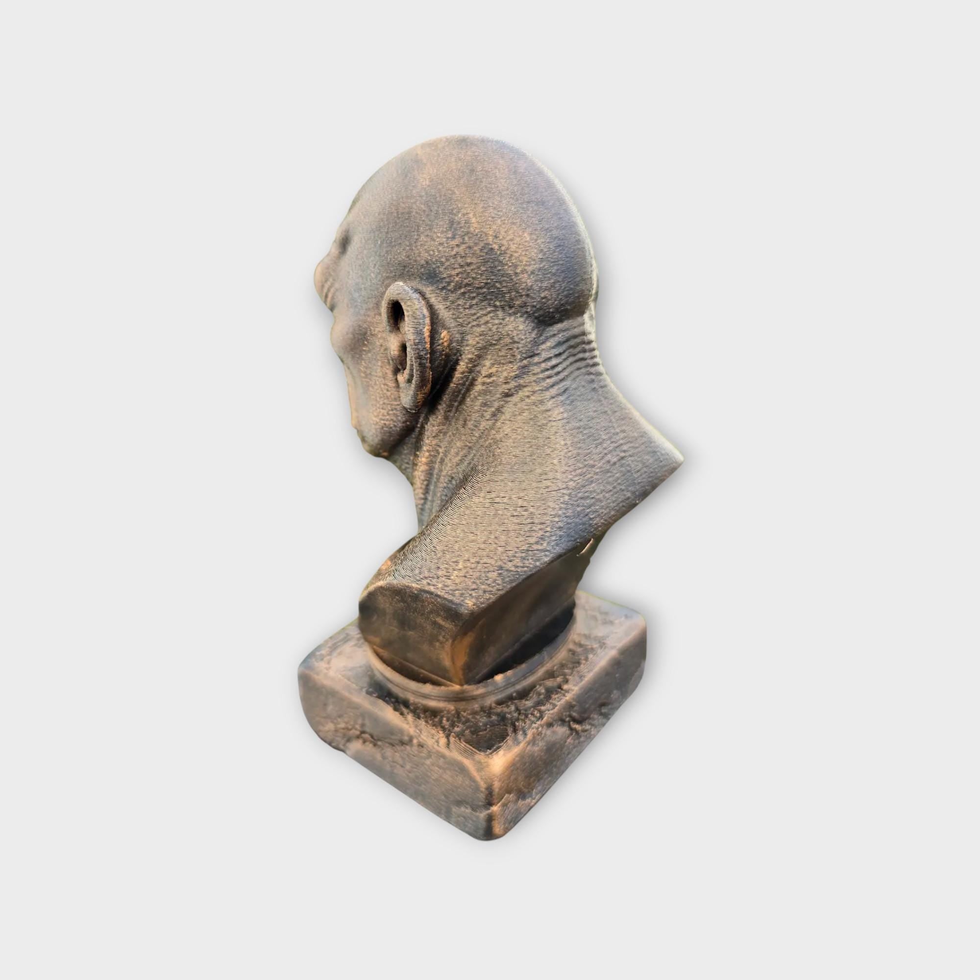 Bust of a Cyclops statue - handpainted home decor mythical lover gift him her ornament