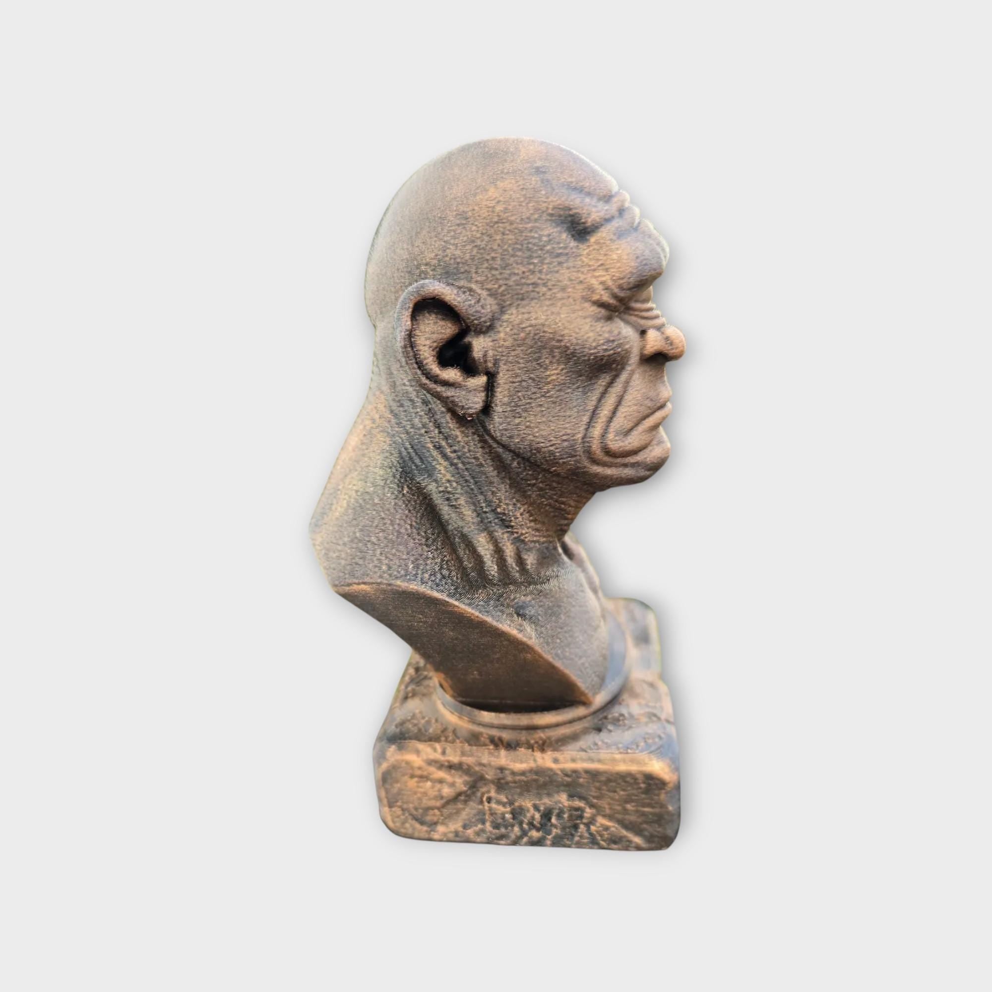 Bust of a Cyclops statue - handpainted home decor mythical lover gift him her ornament