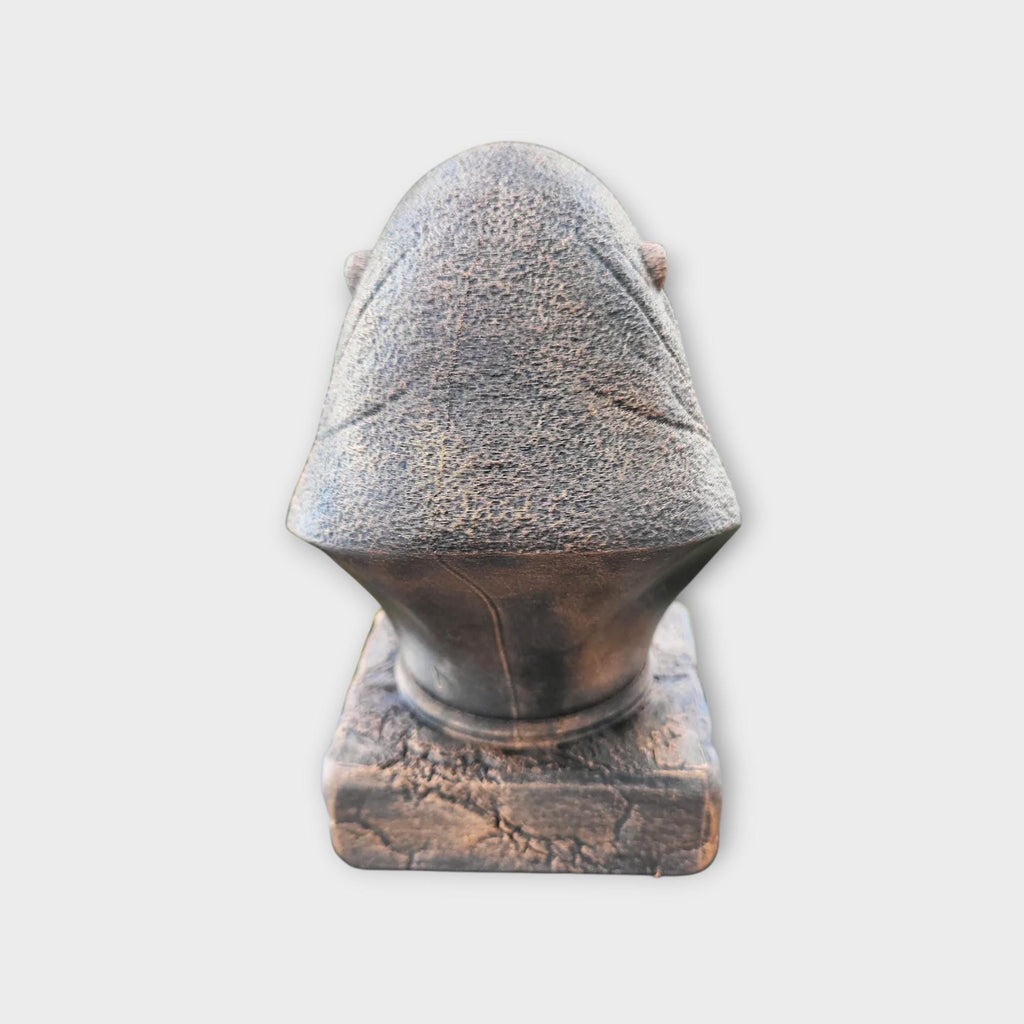 Büste einer Walrossstatue - Wohndeko Tierliebhaber Geschenk für ihn oder sie handbemaltes Ornament