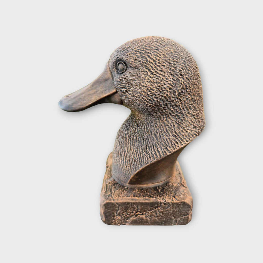 Bust of a platypus statue - home decor animal lover gift him her handpainted ornament