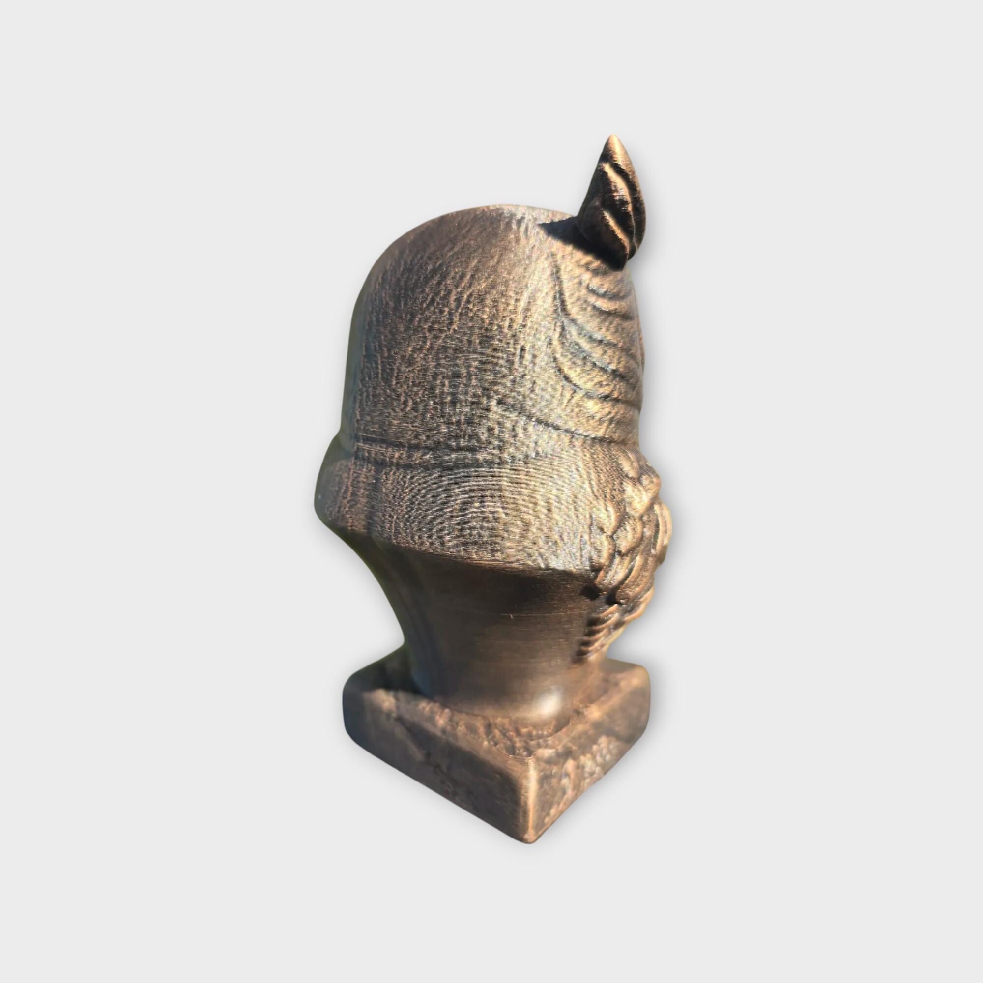 Bust of a owl statue - home decor animal lover gift him her handpainted ornament