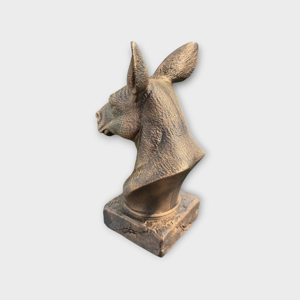 Bust of a Kangaroo statue - home decor animal lover gift him her handpainted ornament