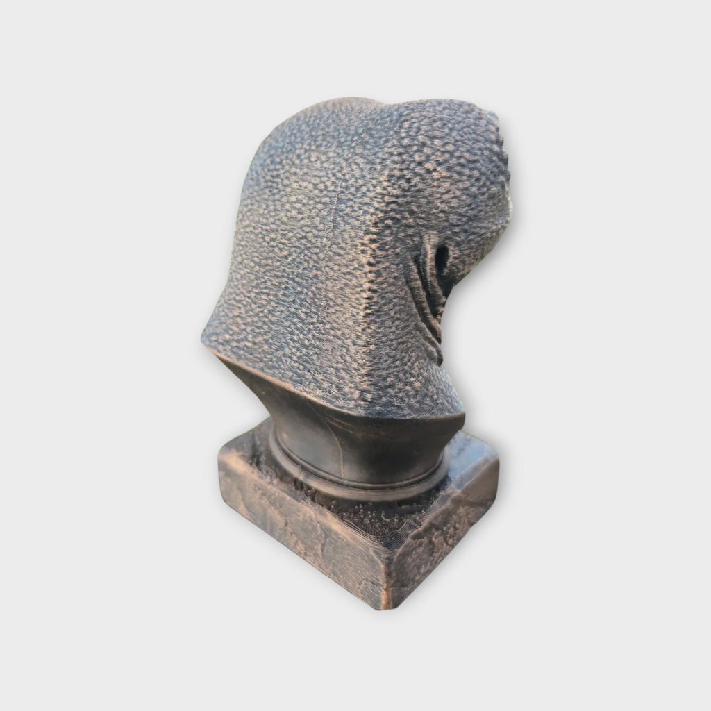 Bust of a Gecko statue - home decor animal lover gift him her handpainted ornament