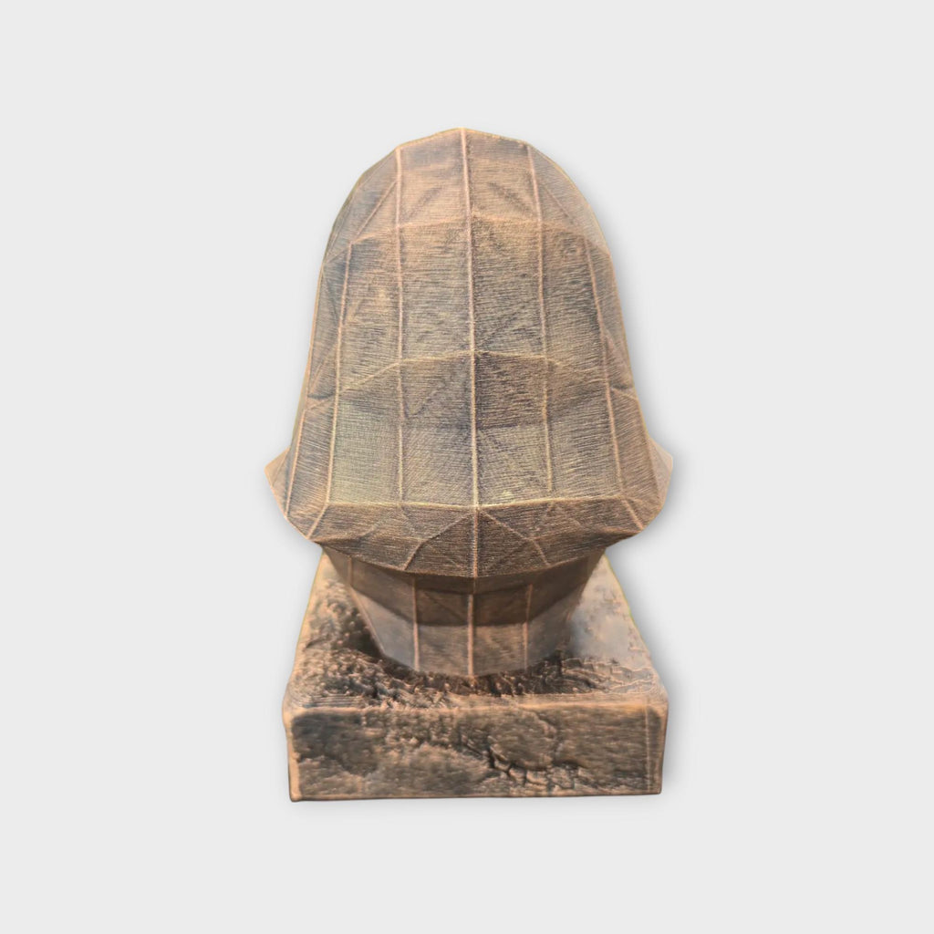 Bust of a Eagle Low Poly statue - home decor animal lover gift him her handpainted ornament