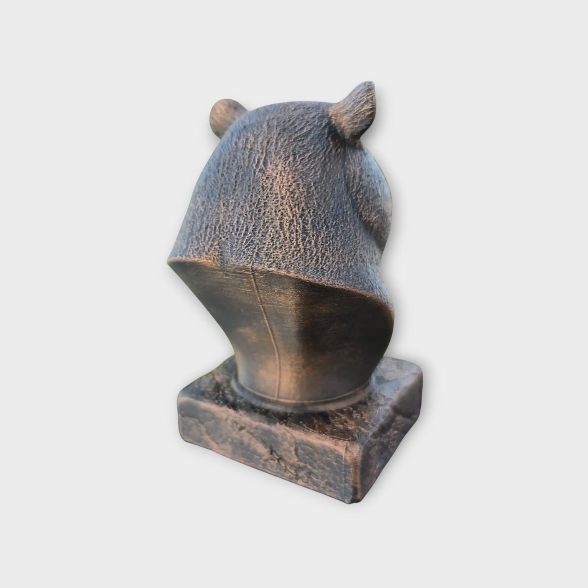 Bust of a Capybara statue - home decor animal lover gift him her handpainted ornament