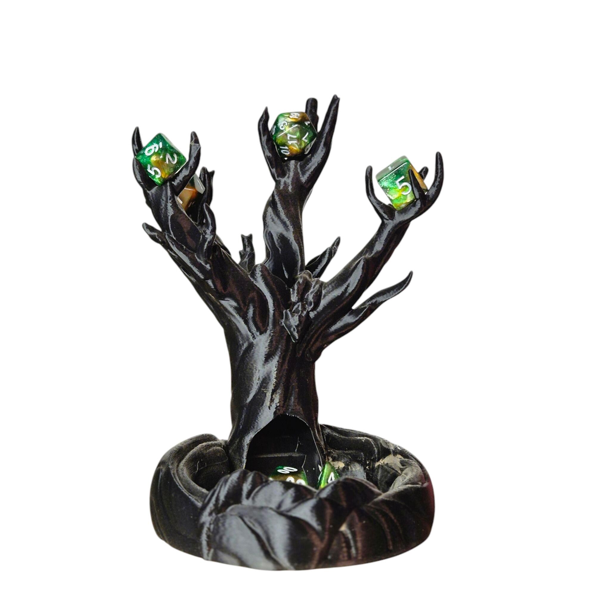 Dice Tower Unique Tree Design  - Tabletop Gaming Accessory