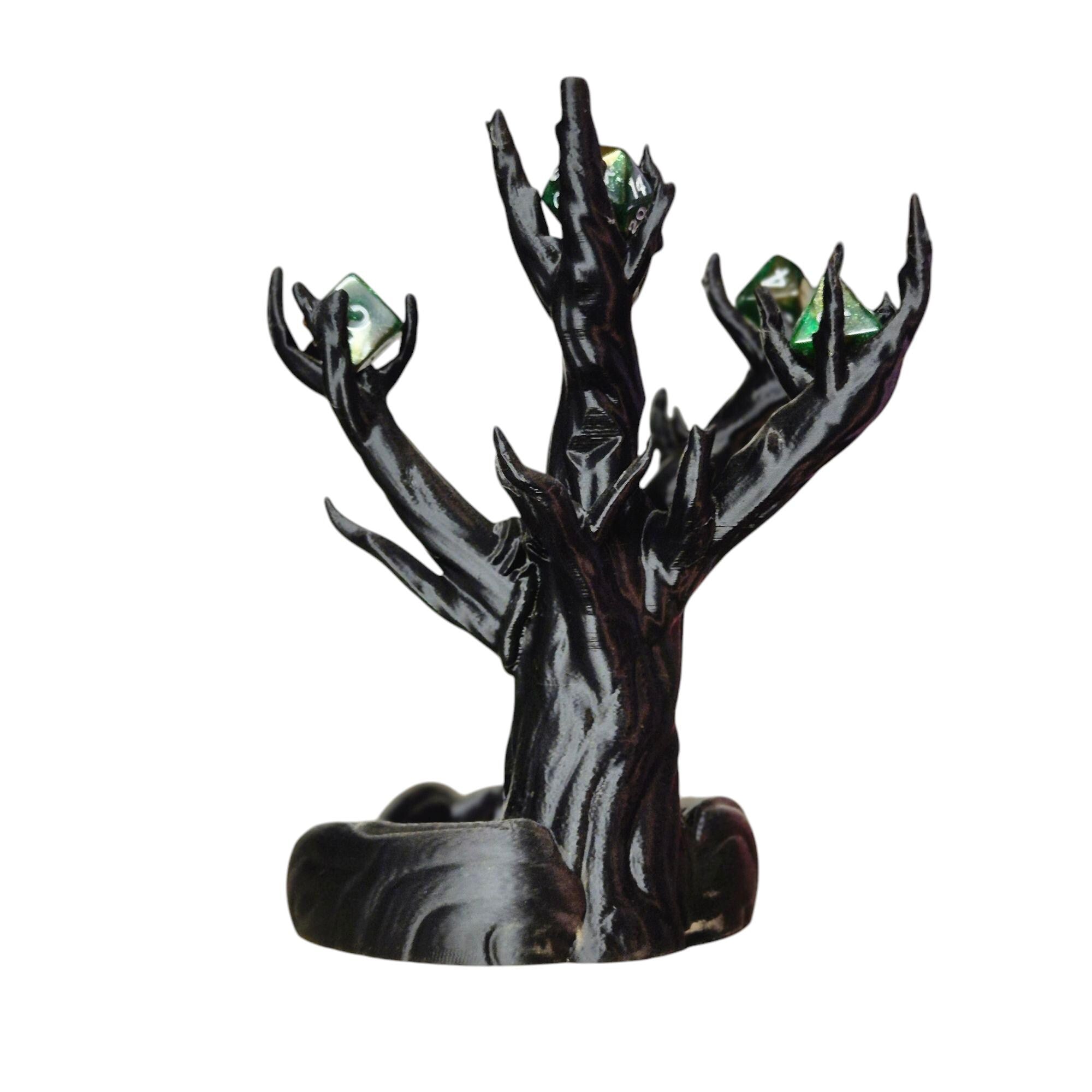Dice Tower Unique Tree Design  - Tabletop Gaming Accessory