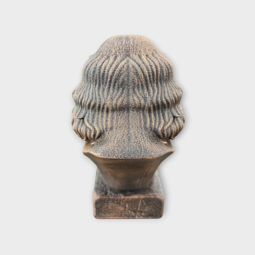 Bust of a Springer Spaniel dog statue - home decor dog lover handpainted ornament