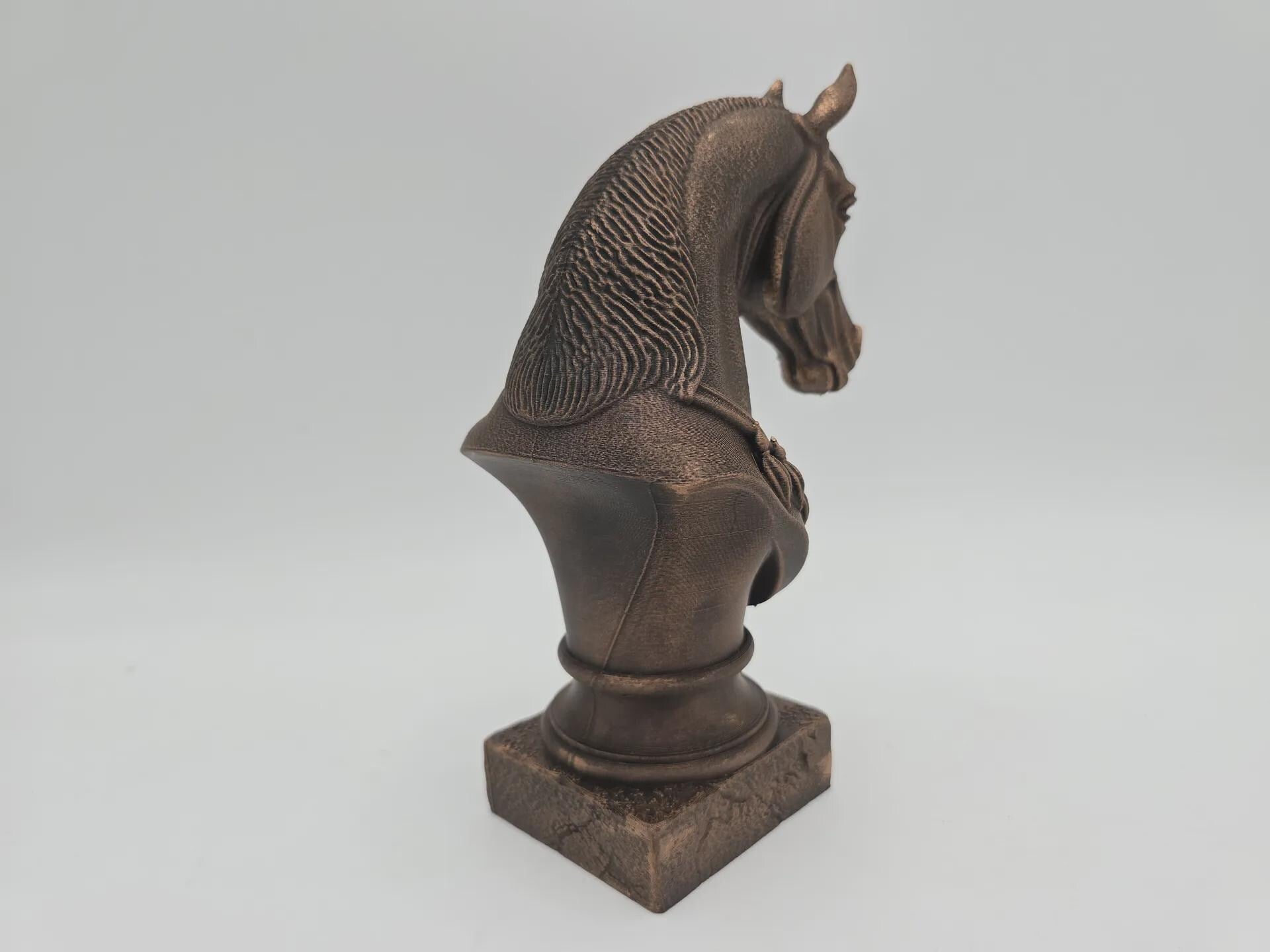 Bust of a horse statue - home decor horse lover gift handpainted ornament